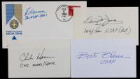 31 Signed Cards and Covers by U.S. Military Leaders and Aviators Including Clay Jr., Blesse, and Horner