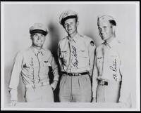 Signed 10x8 Photo by Flying Tiger Aces Charlie Bond, Tex Hill, and Ed Rector of the AVG