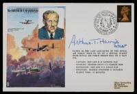 Commemorative Cover Signed by Sir Arthur &acirc;&euro;&oelig;Bomber&acirc;&euro; Harris, Chief of RAF Bomber Command in WWII