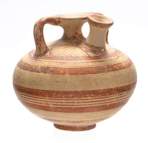 Mycenaean Terracotta Stirrup Jar, 1300-1200 B.C.
