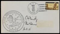 USS Constellation Commemorative Envelope Signed by Adm. Chester W. Nimitz, Pacific Fleet Commander in WWII