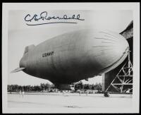 Signed Photo of Navy Blimp by Vice Adm. Charles E. Rosendahl, Pioneer of U.S. Naval Airship Aviation