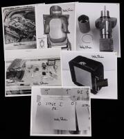 Six Mercury 8 Technical Photos Signed by Wally Schirra