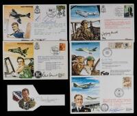 40 Signed Covers from British Aviation Legends and Test Pilots Including Sopwith, Cunningham, and Eric &acirc;&euro;&oelig;Winkle&acirc;&euro; Brown