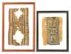 Coptic Textile Fragments 4th -6th Century, Carefully Archived and Presented in Frames