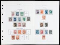 Hawaii Mint & Used Collection On Album Pages
#'s 30-40 used, 53-64 mint except for 57 & 59, then all mint 66-68 and 70-71. Tota