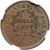 1804 Bust 1/2C. Plain 4, Stemless NGC AU55 - 2