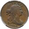 1804 Bust 1/2C. Plain 4, Stemless PCGS VF25 BN