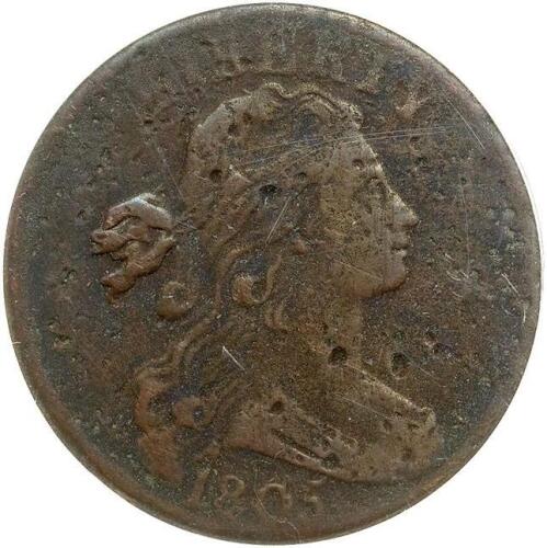 1805 Bust 1C ANACS VF30 Details
