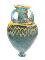 Rare, Late Period Egypto-Roman Core-Formed Amphoriskos