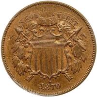 1870 2C ANACS MS62 RB