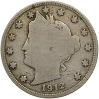 1912-S Liberty Nickel