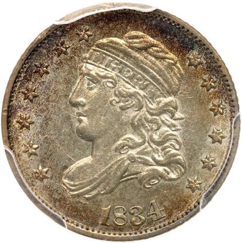 1834 Bust H10C PCGS AU58