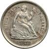 1872-S Liberty Seated H10C. Mintmark Below Nearly Mint State