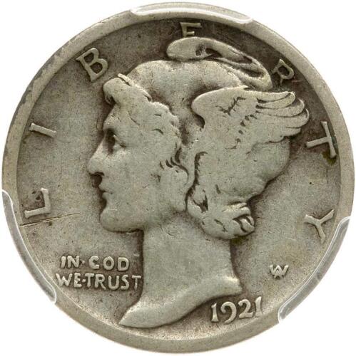 1921 Mercury 10C PCGS VG8