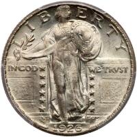 1926-D Liberty Standing 25C PCGS MS64