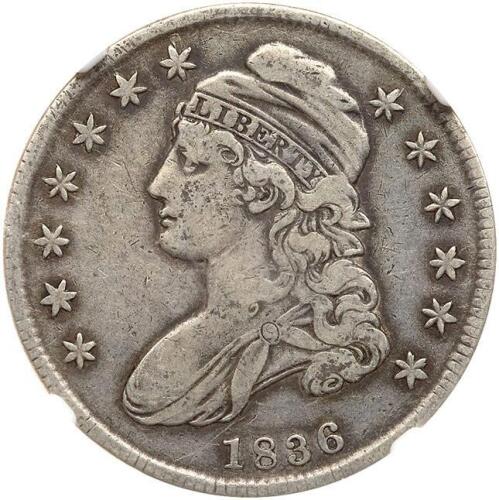 1836 Bust 50C. Let Edge NGC VF25