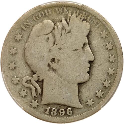 1896-S Barber Half Dollar