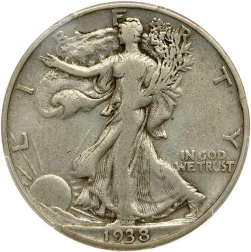 1938-D Liberty Walking Half Dollar
