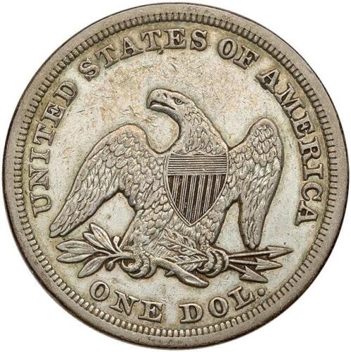 1847 Liberty Seated $1 EF40