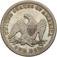 1847 Liberty Seated $1 EF40