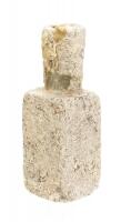 Late Roman Period Rectangular Glass Bottle, ca 4th-5th Century A.D.