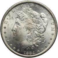 1884-CC. GSA Hoard. NGC MS-63