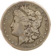 1890-CC Morgan $1 PCGS F12