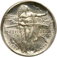 1928 Oregon Trail 50C PCGS MS65