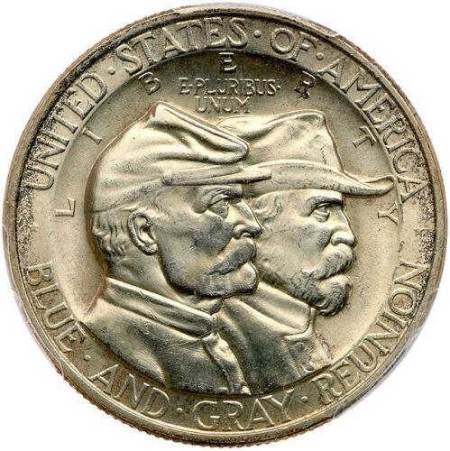 1936 Gettysburg 50C PCGS MS64