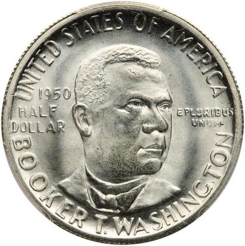 1950-S Booker T. Washington Half Dollar