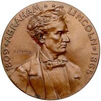 Columbian Exposition Medal, Abraham Lincoln. About Unc