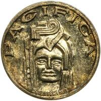 1939 Golden Gate Exposition Mini-Medal. HK-489. Gold Alloy Nearly Mint State