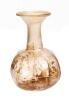 Roman Glass; Large Pale Aubergine Tan Glass Bottle ca. 3rd-4th Century A.D.
