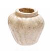 Roman White, Opaque Mold Blown Miniature Cosmetic Pot, ca. 1st Century B.C. to 1st Century A.D.