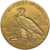1915 $2.50 Indian Sharpness of XF