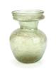 Roman Glass; Translucent Greenish Glass Jar ca. 3rd-4th Century A.D.