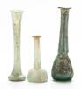 Roman Glass: Collection of Three (3) Unguentarium 1st-3rd Century A.D.