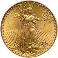 1911-D $20 St. Gaudens
