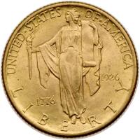 1926 Sesquicentennial Gold $2.50 MS63