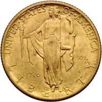 1926 Sesquicentennial Gold $2.50 MS60 plus