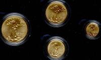 2006-W Unc American Eagle Gold 4 Piece Set