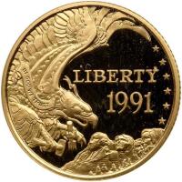 1991 $5 Mount Rushmore
