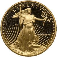 1988-P Gem Proof $10 Gold Eagle