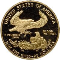 1987-P Gem Proof $25 Gold Eagle