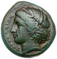 Sicily, Syracuse. Agathokles, 317-295 BC. AE 22 (11.2 g) VF