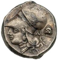 Akarnania, Anaktorion. 350-300 BC. Silver Stater (8.47 g) XF