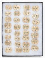 Remarkable Collection of 31 Rare Ancient Assyrian Shell Ornaments Used on Horse Tack (Bridles & Reins) Almost All with Original