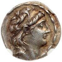 Seleukid Kingdom. Antiochos VII Euergetes, 138-129 BC. Silver Drachm