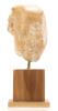 Fine Ancient Egyptian Head in Limestone with Original Polished Finish, 1st Period, New Kingdom